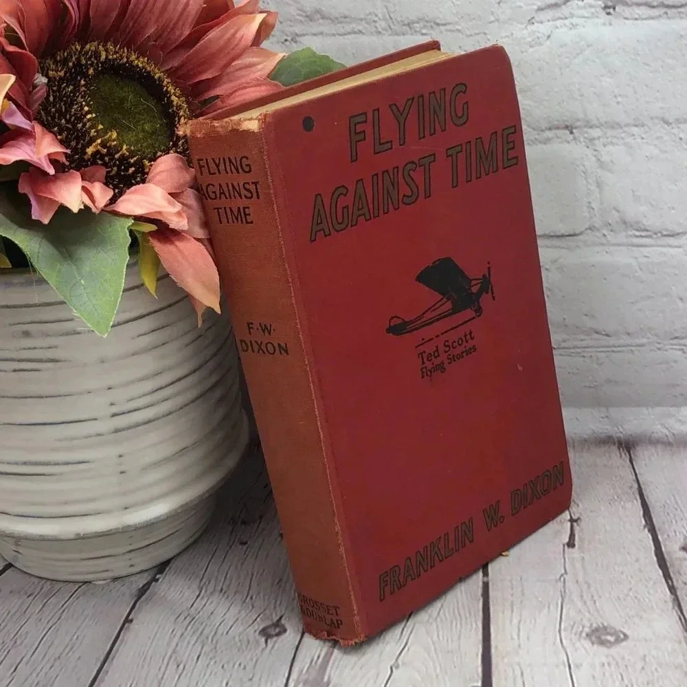 vintage 1930 Flying against time book